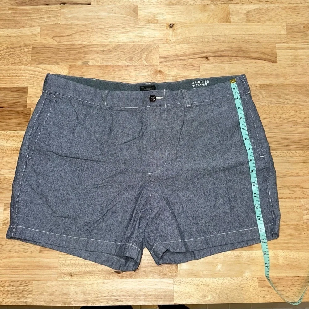 J. Crew Men's Flat Front Shorts - Blue